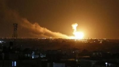 طائرات الاحتلال تقصف مواقع تابعة للجيش السوري في درعا