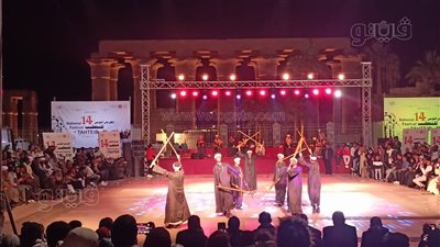 عروض البهجة تتواصل، فرقة الأقصر للفنون الشعبية تتألق بمهرجان التحطيب (فيديو)
