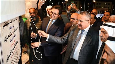 وزير الثقافة ومحافظ جنوب سيناء يفتتحان مسرح طور سيناء بعد تطويره (صور)