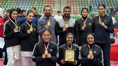 نادي ههيا يفوز ببطولة الدورى الممتاز فى الكاراتيه 