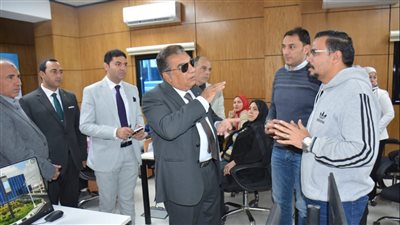 محافظ الدقهلية يتفقد أعمال المركز التكنولوجي وعددًا من إدارات الديوان العام 