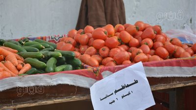 الطماطم بـ6 جنيهات، أسعار الخضراوات والفاكهة بسوق اليوم الواحد بالعمرانية (صور)