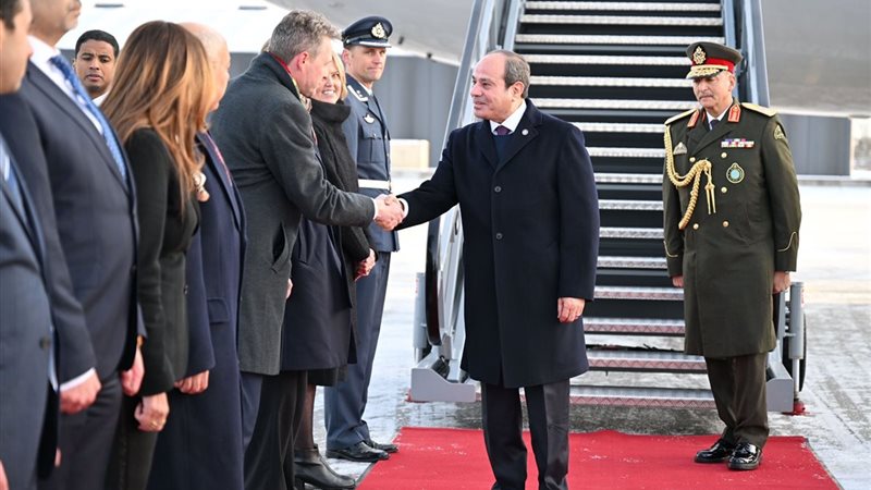 الرئيس السيسي يصل