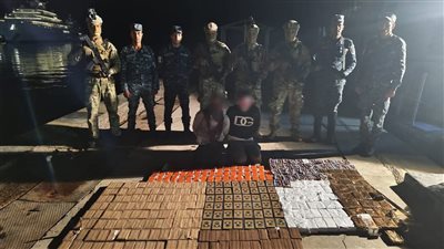 القوات البحرية تحبط محاولة تهريب كميات من المخدرات بنطاق البحرين المتوسط والأحمر