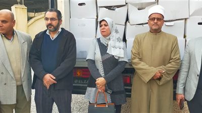 أوقاف البحيرة تتسلم 2 طن من لحوم صكوك الإطعام