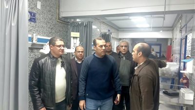 وكيل صحة البحيرة يتابع انتظام سير العمل بمستشفى المحمودية المركزي