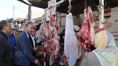 سكرتير بني سويف يتابع مبادرة سوق اليوم الواحد بمركز ناصر 