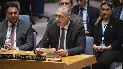 مندوب سوريا بالأمم المتحدة: نمثل الشعب السوري وندعو إلى منع إسرائيل من استغلال تغير السلطة