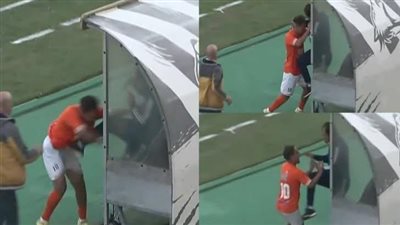 أحمد شاهين لاعب المنصورة مهدد بالشطب بعد اعتدائه و