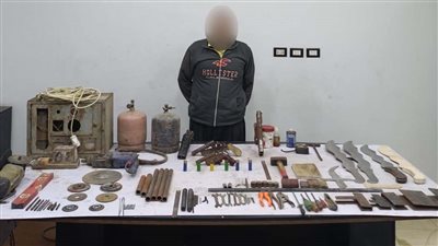 ضبط ورشة لتصنيع الأسلحة النارية فى الحوامدية 