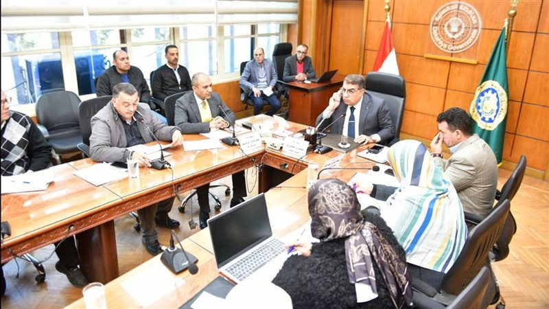 اجتماع محافظ الدقهلية،