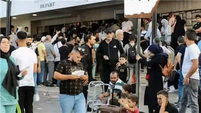 عودة كبيرة للاجئين السوريين من معبر المصنع الحدودي بلبنان