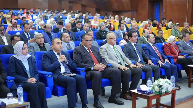 جامعة بنها خلال الاحتفال