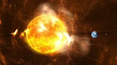 شعلة شمسية قوية تضرب الأرض، وقطع الاتصالات ببعض الدول خلال ساعات
