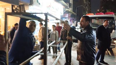 حملة مكبرة لإزالة الإشغالات بشارع العريش في الهرم