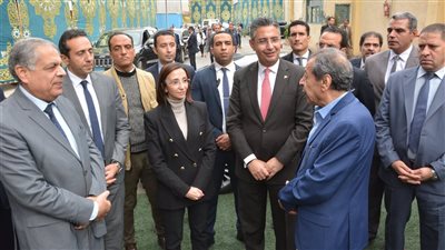 وزير التموين يتفقد مضرب الوليلي بالبحيرة