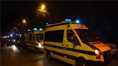 مصرع وإصابة 7 أشخاص في حادث تصادم بصحراوي المنيا