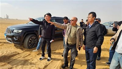 وفد صيني يزور المنطقة الصناعية بأكتوبر الجديدة 