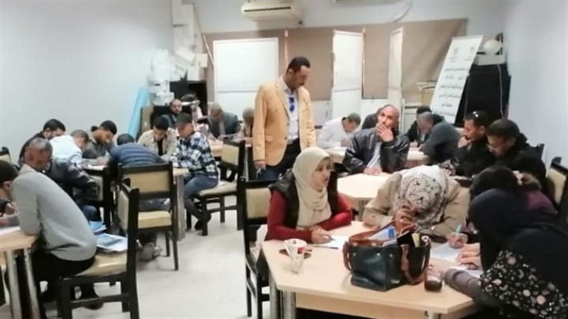 جانب من التدريب،