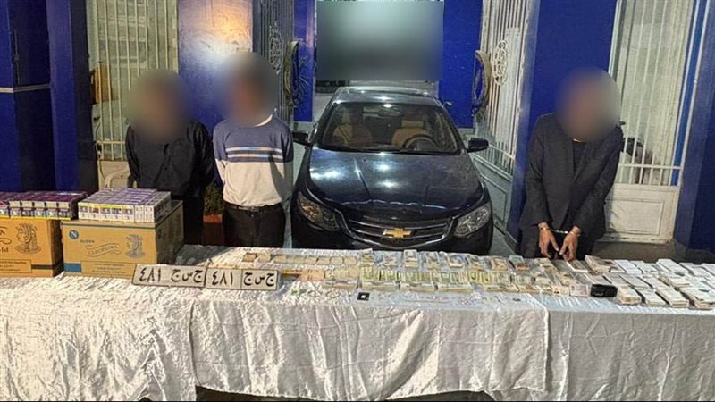 ضبط عناصر تشكيل عصابى