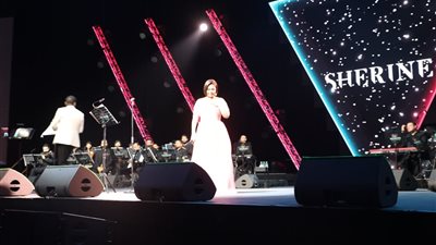 أنا من غيركم كنت بموت، يا حلاوتكم، شاهد ماذا فعلت شيرين في حفلها بدبي (فيديو وصور)