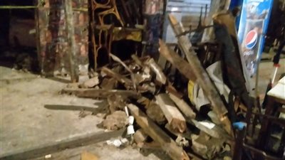 بالأسماء، مصرع وإصابة 6 أشخاص في انهيار سقف على مقهى بالمنشية 