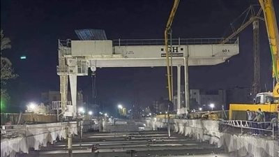 محافظة الجيزة تعلن وصول ماكينة حفر أنفاق الخط الرابع للمترو إلى محطة العريش