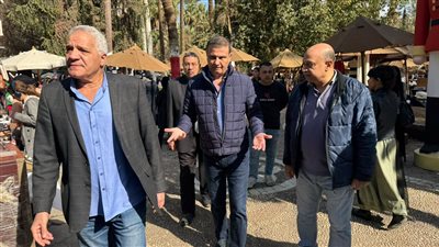  وزير الزراعة يتفقد حديقة الأسماك بالزمالك ويوجه بتطويرها 