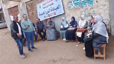 تقديم خدمات متنوعة خلال قافلة سكانية بإيتاي البارود بالبحيرة