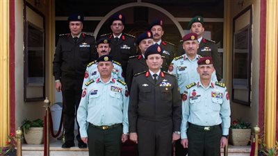 جهاز الرياضة للقوات المسلحة يستقبل وفدا عسكريا أردنيا