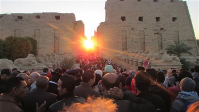 معابد الكرنك بالأقصر تشهد ظاهرة فلكية جديدة غدًا