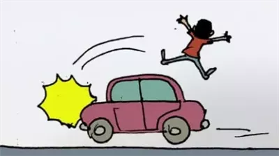 حوادث الطرق في كاريكاتير فيتو