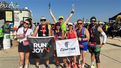 مصر للطيران الراعي الرسمي لسباق نصف ماراثون الأهرامات