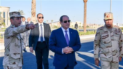  4 صور ترصد جولة السيسي في الأكاديمية العسكرية المصرية بالعاصمة الجديدة