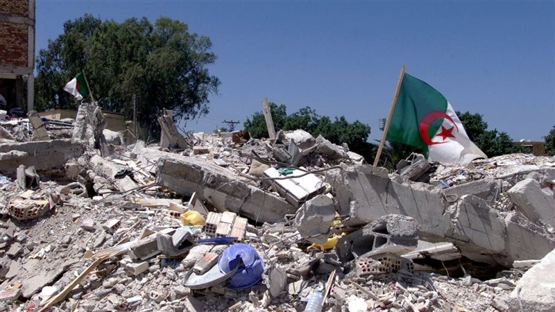 زلزال يضرب الجزائر،