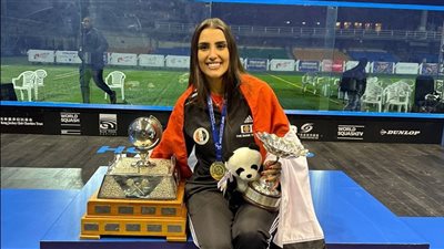 بلقب بطولة العالم، آمنة الطرابلسي تخطو خطواتها الأولى في رئاسة اتحاد الإسكواش