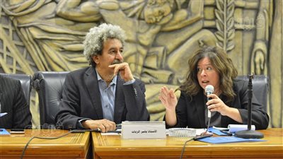 فاطمة فرج: 70% من الصحفيين لا يستطيعون الحصول على فرصة للتدريب (صور)