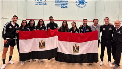 منتخب مصر للإسكواش يصل القاهرة غدا بعد الفوز ببطولة العالم