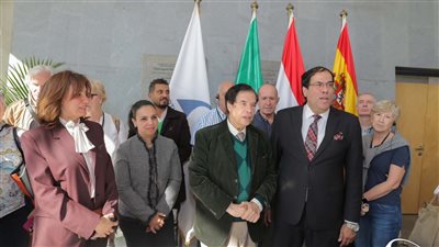 وفد من إسبانيا والمكسيك في زيارة لمكتبة الإسكندرية