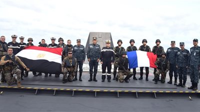 القوات البحرية المصرية والفرنسية تنفذان التدريب المشترك (كليوباترا- 2024)