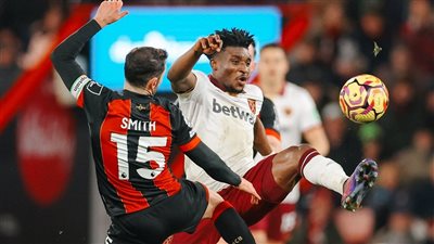 بورنموث ووست هام يتعادلان 1-1 في مباراة مثيرة بالدوري الإنجليزي (صور) 