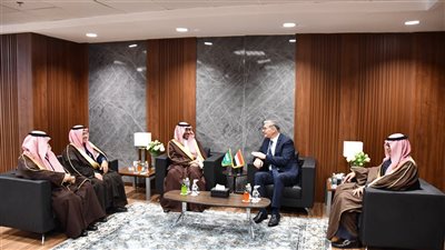 بدوي يستقبل وزير الصناعة السعودي لبحث تعزيز التعاون في مجال التعدين