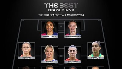 جوائز ذا بيست، فيفا يكشف عن أفضل مدربة والتشكيل المثالي للسيدات في 2024
