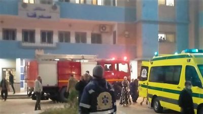 الحماية المدنية تنجح في إخماد حريق بمستشفى الصدر بقنا 