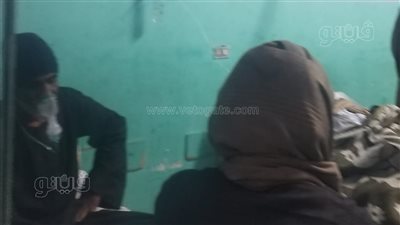 أول صور لمصابي حريق مستشفى الصدر بقنا