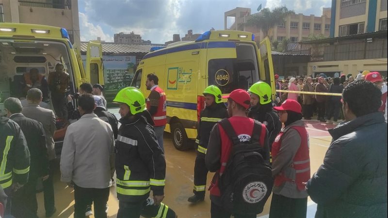 إخلاء مدرسة في الدقهلية،