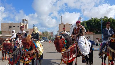 عروض فروسية في احتفالات مطروح بعيدها القومي الـ 109 (صور) 