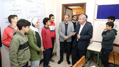  محافظ الشرقية يتفقد أعمال إنشاء مدرسة المصرية اليابانية بمركز منيا القمح 