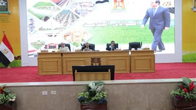 محافظ الوادى الجديد يناقش مشروعات التمكين الاقتصادي للسيدات والأسر الأولي بالرعاية