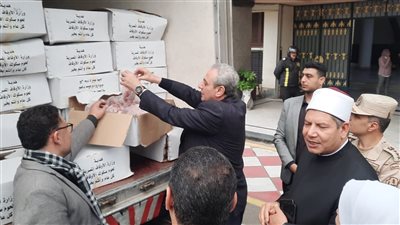 أوقاف الغربية: تسليم التضامن الاجتماعي 2 طن لحوم للأسر الأولى بالرعاية
